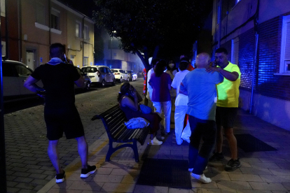 Explosión en la calle Goya de Valladolid. E.M.
