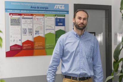Rubén Renilla en las instalaciones del  Instituto Tecnológico de Castilla y León en Burgos.-ISRAEL L. MURILLO