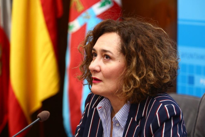 Rueda de prensa de la alcaldesa de Ponferrada, Gloria Fernández Merayo, sobre el anuncio de su no continuidad como candidata a las próximas elecciones municipales-ICAL