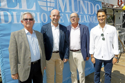 Armando Reinoso, Carlos Muñoz de Luna, Emilio Martínez y Gonzálo Pérez.