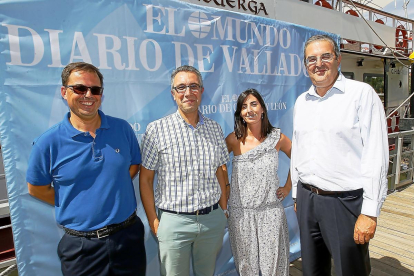 Pedro Fernández, Óscar Herrera, Caridad Molina y José Mauro Reguera (Grupo Tecopy)