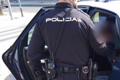 Agente de la Policía Nacional de Valladolid. -E. M.