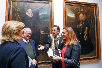 Cristina Emperador, Severiano Hernández, José Rodríguez Sanz y Virgina Barcones.-J.M.  LOSTAU