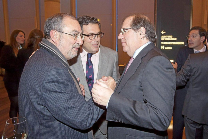 Jesús Quijano, Juan Vicente Herrera y José Rodríguez Sanz-Pastor.