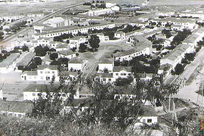 Vista general del barrio Girón en los años 70. ARCHIVO MUNICIPAL