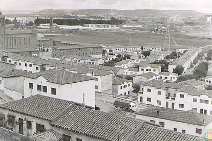 Vista del barrio Girón en 1975. ARCHIVO MUNICIPAL