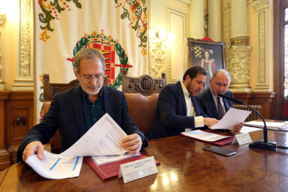 Manuel Saravia, Óscar Puente y Antonio Gato.-ICAL