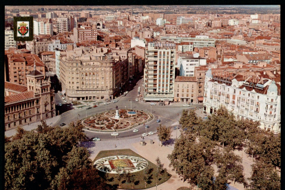 Plaza Zorrilla en 1970. -ARCHIVO MUNICIPAL VALLADOLID
