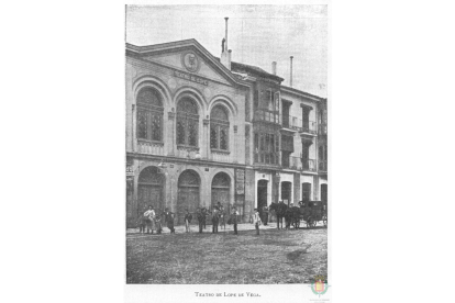 Teatro Lope de Vega en el año 1900. -ARCHIVO MUNICIPAL VALLADOLID