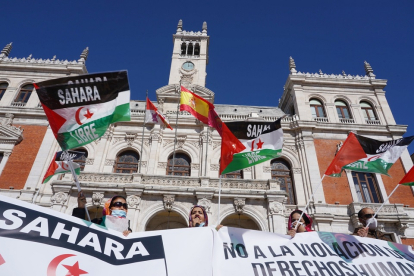Concentración en Valladolid de apoyo al pueblo saharaui.- ICAL