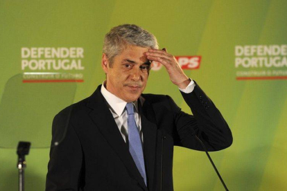 El exprimer ministro de Portugal José Sócrates, en un acto de campaña electoral en Lisboa en el 2011.-Foto: PATRICIA DE MELO MOREIRA / AFP