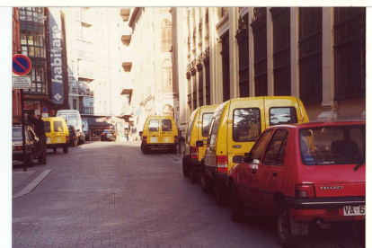 Plaza de la Rinconada en los años 90. -ARCHIVO MUNICIPAL VALLADOLID