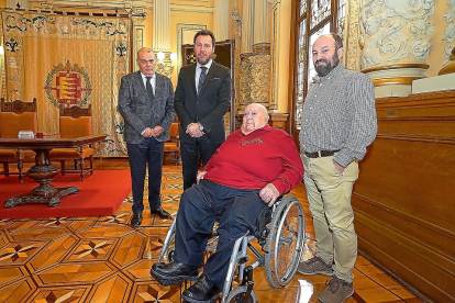 Manuel Iborra en el Ayuntamiento de Valladolid.- E.M.