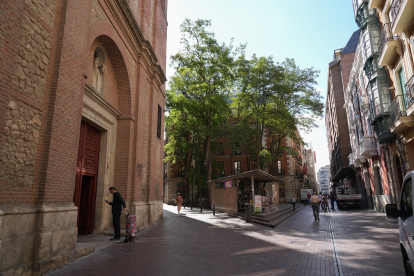 Calle Teresa Gil en la actualidad en Valladolid. -J.M. LOSTAU
