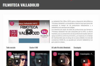 Filmoteca Valladolid en la web de la VAFO. - AYUNTAMIENTO DE VALLADOLID
