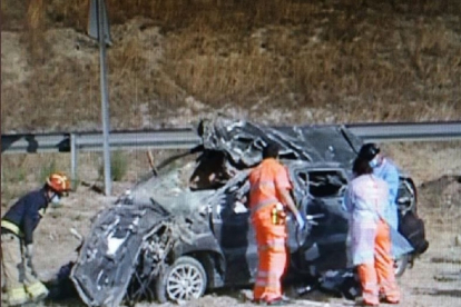 Accidente mortal en la A-62 en Valladolid. - 112