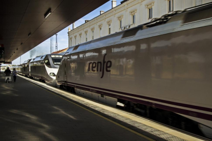 Preparación de la estación de Renfe de Zamora para la llegada del AVE-ICAL