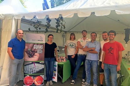 Pedro Casquero, Sara Mayo, Alejandra Porteus, Guzmán Carro, Álvaro Rodríguez, Mario del Val y Samuel Alvarez.-EL MUNDO