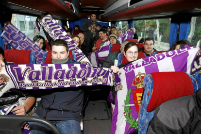 Aficionados vallisoletanos en un viaje en autocar a Soria-M. Álvarez