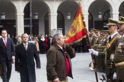 Jura de bandera civil celebrada en el pasado en Segovia. / ICAL