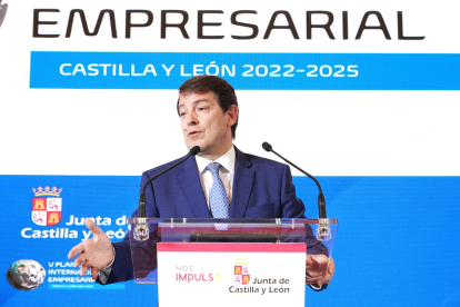 El presidente de la Junta, Alfonso Fernández Mañueco, presenta el V Plan de Internacionalización Empresarial.- ICAL