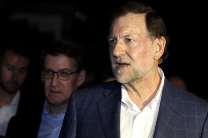 Mariano Rajoy tras la bofetada del joven.-El Mundo