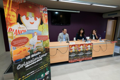 La concejal de Cultura y Turismo, Ana Redondo presentando la Feria del Coleccionismo.-PABLO REQUEJO / PHOTOGENIC