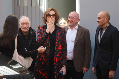 Sigourney Weaver a su llegada al teatro Carrión de Valladolid.- PREMIOS GOYA