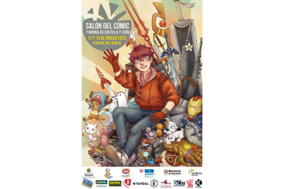 Cartel ganador del concurso de Carteles XVI Salón del Cómic y Manga de Castilla y León.- ICAL