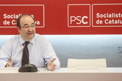 El primer secretario del PSC, Miquel Iceta.-EJULIO CARBÓ
