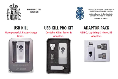 'USB Killer' utilizados en el sabotaje en el IBGM