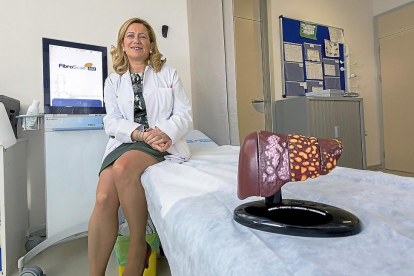 Gloria Sánchez, jefa de la Unidad de Hepatologia del Hospital Universitario Río Hortega de Valladolid.-PABLO REQUEJO / PHOTOGENIC