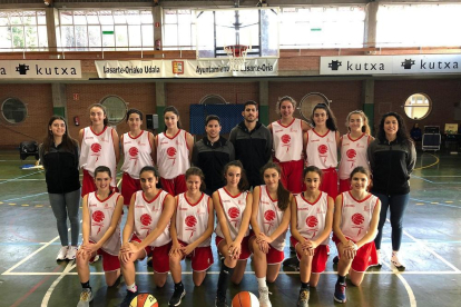 Selección de Castilla y León infantil femenina de baloncesto.-