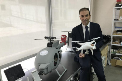 Miguel Viloria, fundador y socio administrador del Centro de Ciberseguridad de Drones.-EL MUNDO