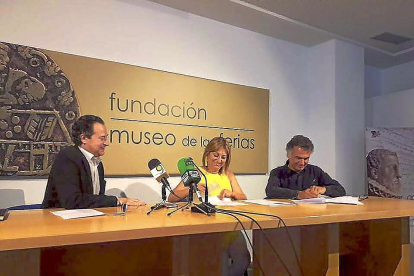 Antonio Sánchez del Barrio, Teresa López y Miguel Sobrino, ayer.-EL MUNDO