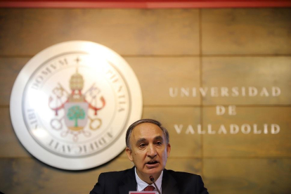 El rector de la Universidad de Valladolid, Antonio Largo.-ICAL
