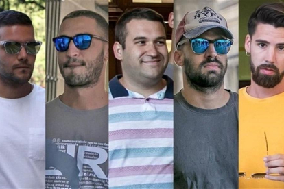 Los cinco miembros de La Manada de Pamplona condenados por el Tribunal Supremo por violación múltiple.-EUROPA PRESS