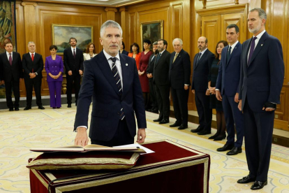 Fernando Grande-Marlaska jura como ministro de Interior.- EL MUNDO