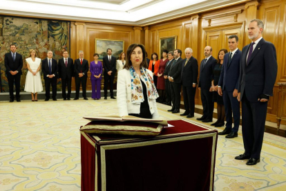 Margarita Robles jura como ministra de Defensa.- EL MUNDO