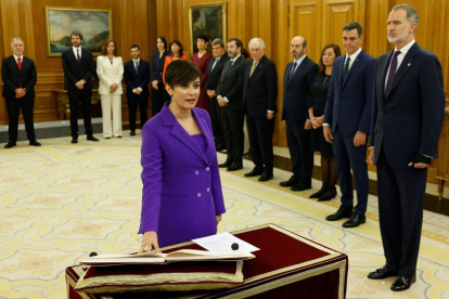Isabel Rodríguez jura como ministra de Vivienda y Agenda Urbana.- EL MUNDO
