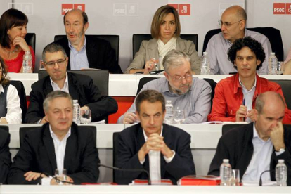 Reunión del Comité Federal del PSOE, en la sede del partido, en mayo del 2011. JOSE LUIS ROCA