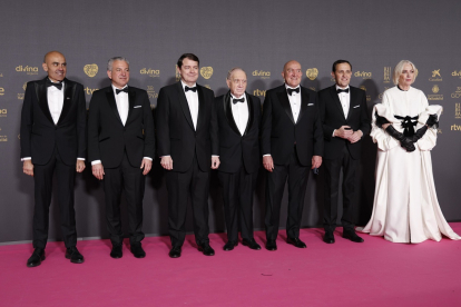 Autoridades en la alfombra roja de la 38 edición de los Premios Goya. -AYUNTAMIENTO VALLADOLID