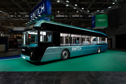 Presentación del nuevo autobús eléctrico que Switch Mobility fabricará en Valladolid. Imagen de archivo.E. M.