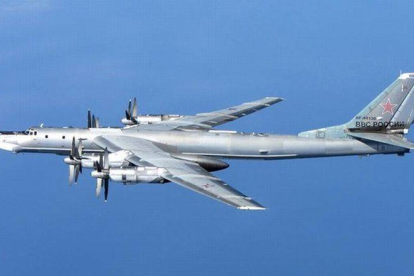 Bombardero Tu-95 'Bear'.-Foto: RAF
