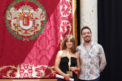 Marina Salas galardonada en la 34 edición de los Premios Amigos del Teatro Ciudad y Provincia de Valladolid. -ICAL