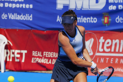 Jornada de jueves en el ITF Valladolid Open. Marina STAKUSIC de Canadá Photogenic/Miguel Ángel Santos