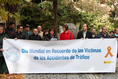 La Jefatura Provincial de Tráfico realiza un acto de homenaje a las víctimas de accidentes en las carreteras-Ical