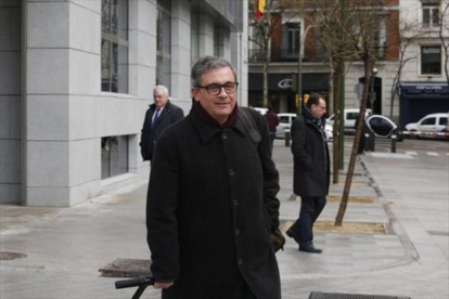 Jordi Pujol, el 11 de febrero del 2016, ante la Audiencia Nacional.-DAVID CASTRO