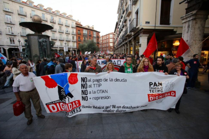 Marcha por la Dignidad en Valladolid-Ical
