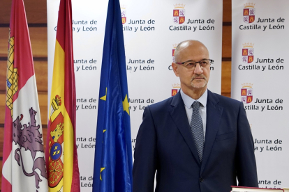 El delegado del Corredor Atlántico y Redes Complementarias Luis Fuentes, el pasado viernes. -ICAL